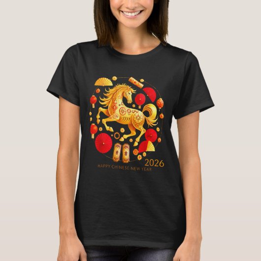 Lunar New Year 2026 Chinese New Year Decorations  T-shirt (Voorkant)