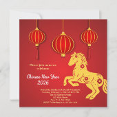 Lunar New Year 2026 | Year of the Horse Kaart (Voorkant)