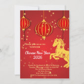 Lunar New Year 2026 | Year of the Horse Kaart (Voorkant)