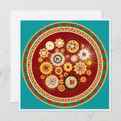 Lunar New Year Greeting Card Cantonese Chinees Feestdagenkaart (Voorkant / Achterkant)
