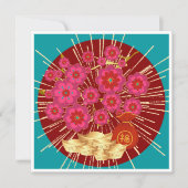Lunar New Year Greeting Card in Cantonees Chinees Feestdagenkaart (Voorkant)