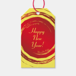 Lunar New Year Happiness Prosperity Harmony Cadeaulabel