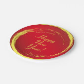 Lunar New Year Happiness Prosperity Harmony Papieren Bordje (Gekanteld)