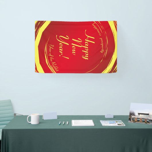 Lunar New Year Happiness Prosperity Harmony Spandoek (Beurs)