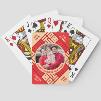 Lunar New Year Lantern Photo Poker Cards Pokerkaarten