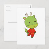 Lunar New Year of Dragon Zodiac Animal Briefkaart (Voorkant / Achterkant)