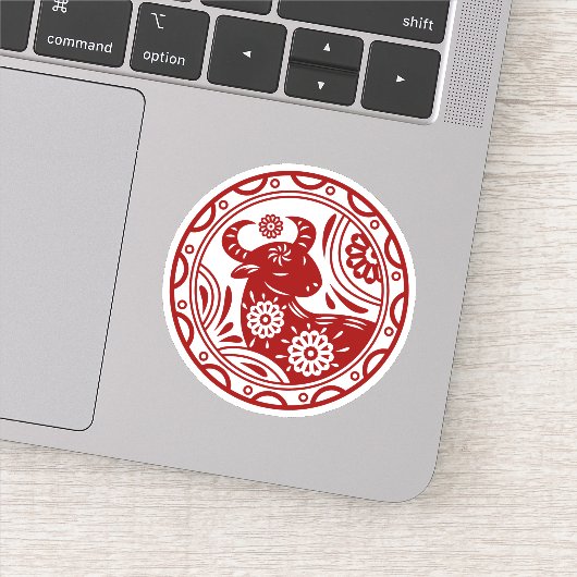 Lunar New Year of Ox 2021 Zodiac Animal Sticker (Detail)