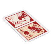 Lunar New Year of Rabbit 2023 Zodiac Animal Magneet (Rechterzijde)