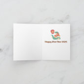 Lunar Nieuwjaar 2025 slang kaart (Binnen)