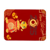 Lunar Nieuwjaar 2025 slangenkaart Magneet (Horizontaal)