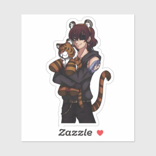 Lunar nieuwjaar - Jaar van de tijger Sticker (Vel)