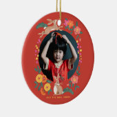 Lunar nieuwjaar konijnenfoto keramisch ornament (Rechts)