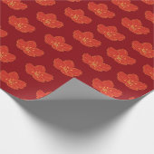 Lunar Nieuwjaar van de draak Chinees luxe goud Cadeaupapier (Hoek)