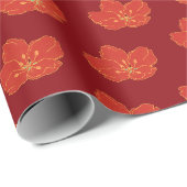 Lunar Nieuwjaar van de draak Chinees luxe goud Cadeaupapier (Rol Hoek)