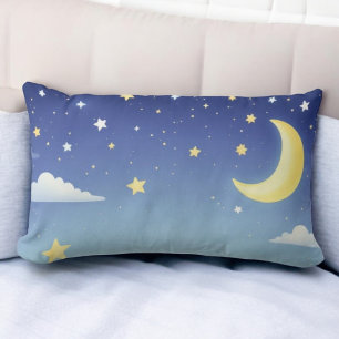 Lunar Night Sky Kussen