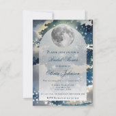 Lunar Night Sky Vrijgezellenfeest Kaart (Voorkant)