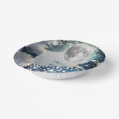 Lunar Night Sky Wedding Papieren Kommen (Gebogen)