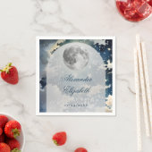 Lunar Night Sky Wedding Servet (Insitu)