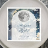 Lunar Night Sky Wedding Servet