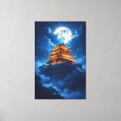 Lunar Palace in the Celestial Mountains Canvas Afdruk (Voorkant)