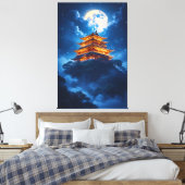 Lunar Palace in the Celestial Mountains Canvas Afdruk (Insitu (Slaapkamer))