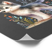 Lunar Pals - Baby Wolf Poster (Hoek)