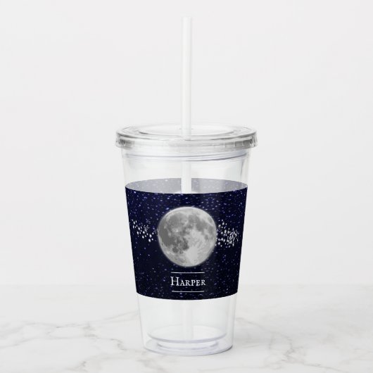 Lunar Personalized Acryltumbler Acryl Drinkbeker (Voorkant)