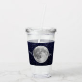 Lunar Personalized Acryltumbler Acryl Drinkbeker (Achterkant)