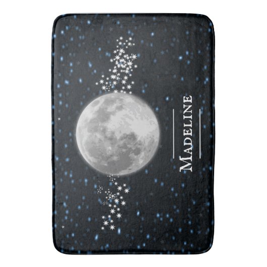 Lunar Personalized Bath Mat (Voorkant Verticaal)