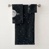 Lunar Personalized Bath Towel Set Bad Handdoek (Insitu)
