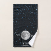 Lunar Personalized Bath Towel Set Bad Handdoek (Handdoek)