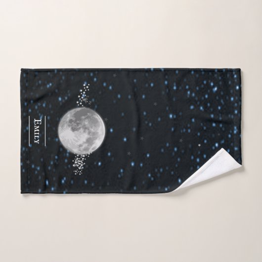 Lunar Personalized Bath Towel Set Bad Handdoek (Handdoek)