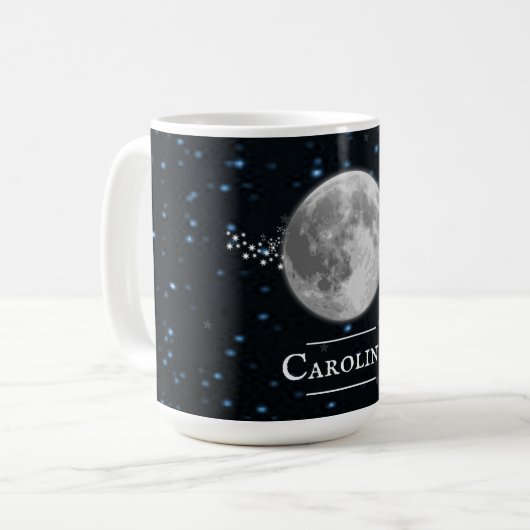 Lunar Personalized Coffee Mok (Voorkant links)
