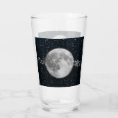 Lunar Personalized Glass Cup Glas (Achterkant)