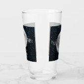 Lunar Personalized Glass Cup Glas (Links)