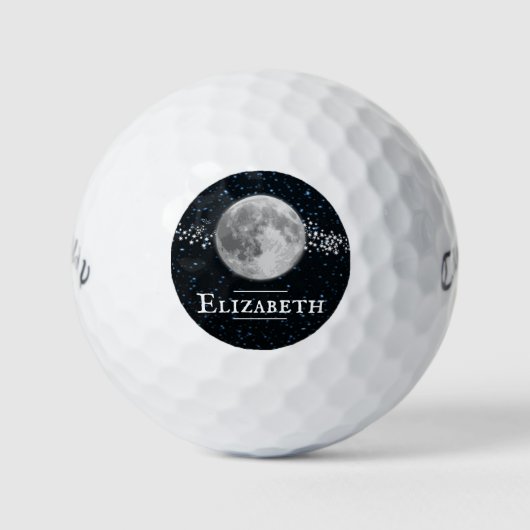 Lunar Personalized Golf Balls Golfballen (Voorkant)