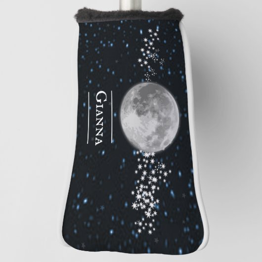 Lunar Personalized Golf Head Hoesje Golfheadcover (Draai 90)