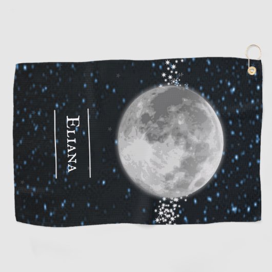 Lunar Personalized Golf Towel Golfhanddoek (Horizontaal)