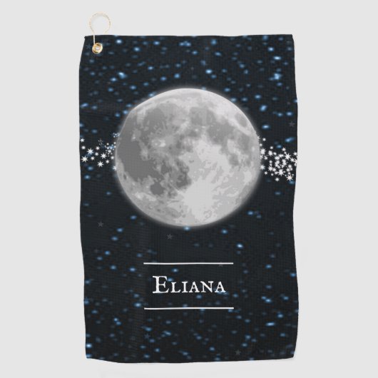 Lunar Personalized Golf Towel Golfhanddoek (Voorkant)