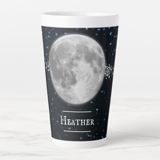 Lunar Personalized Latte Mok (Voorkant)