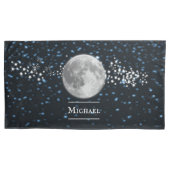 Lunar Personalized Pillow Hoesje Kussensloop (Voorkant-Links)