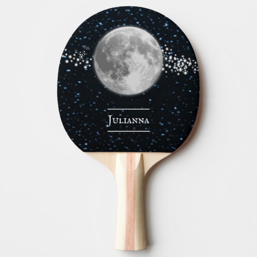 Lunar Personalized Ping Pong Paddle Tafeltennisbatje (Voorkant)
