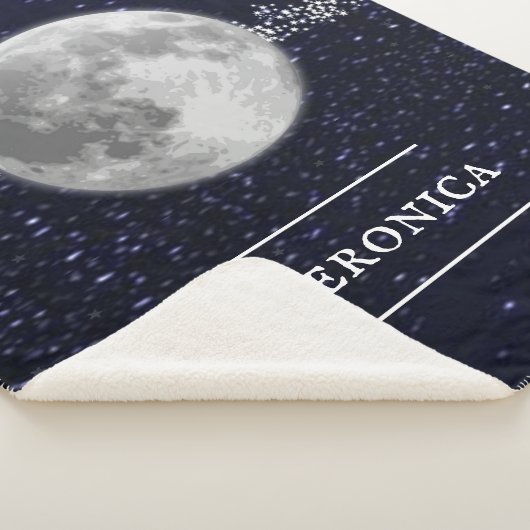 Lunar Personalized Sherpa Blanket Sherpa Deken (3/4)