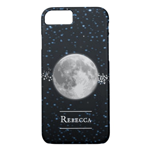 Lunar Persoonlijke Hoesje-Mate iPhone Case (Achterkant)