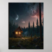 Lunar Phase Print – Hemelse Huis Decor (Voorkant)