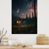 Lunar Phase Print – Hemelse Huis Decor (Keuken)