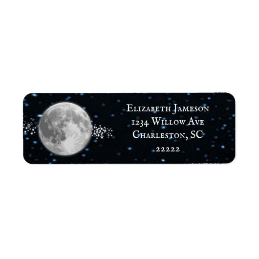Lunar Return Address Label (Voorkant)