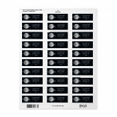 Lunar Return Address Label (Full Sheet)