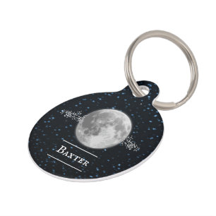 Lunar Round Pet Tag Huisdierpenning