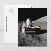 Lunar Rover, Apollo 17 Briefkaart (Voorkant / Achterkant)